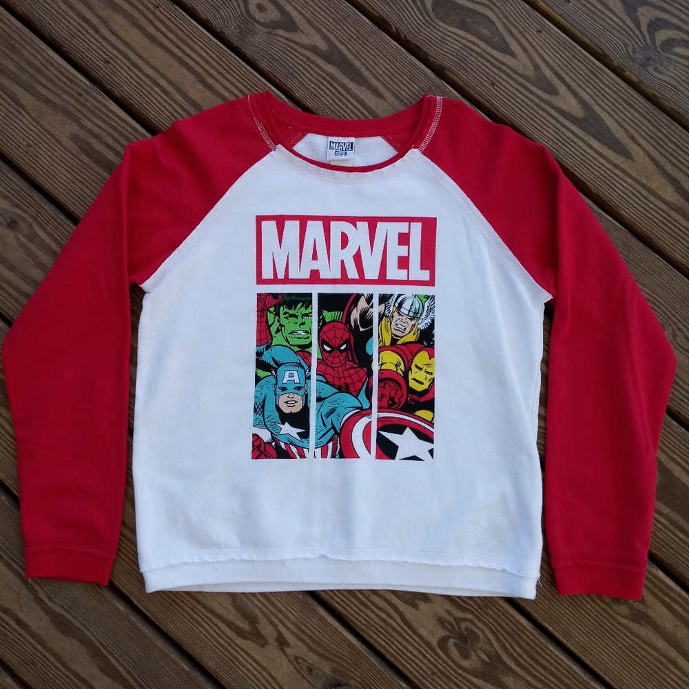 Marvel Long Sleeve Boys 11-13 Large